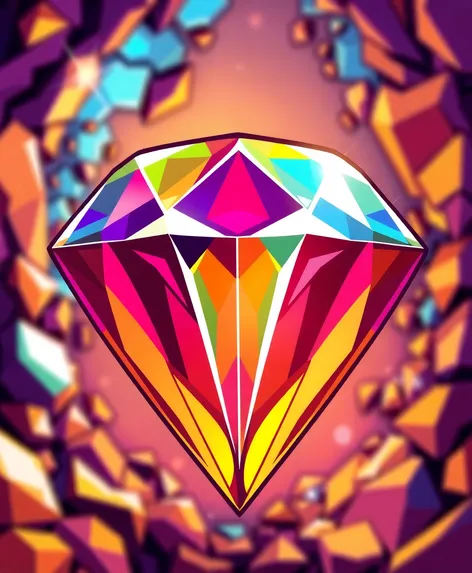 cartoon diamond