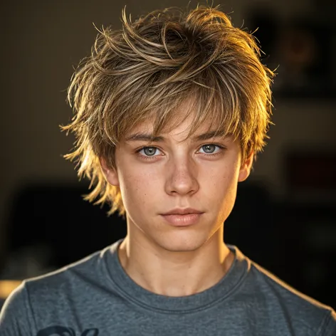 teen boy haircut long