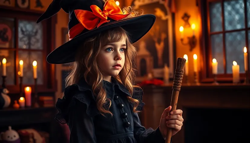 girls witch costume