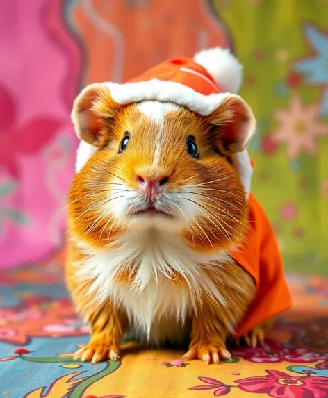 guinea pig with costume