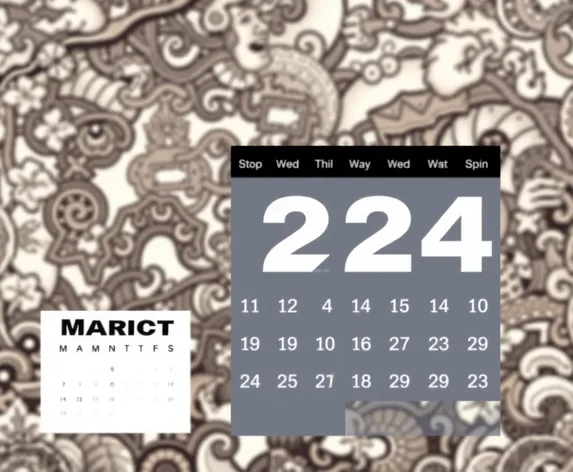 march 2024 calender