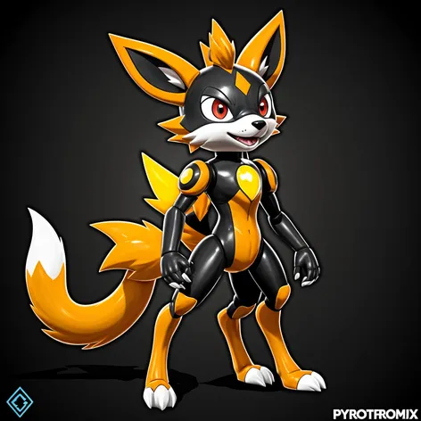 Steel/Fire Type fox called