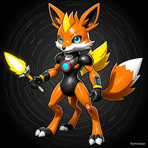 Steel/Fire Type fox called