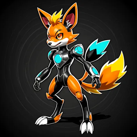 Steel/Fire Type fox called