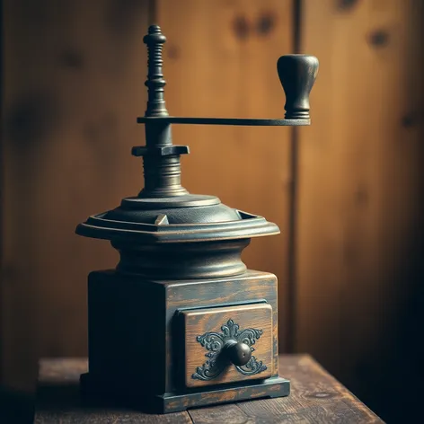 antique coffee grinder