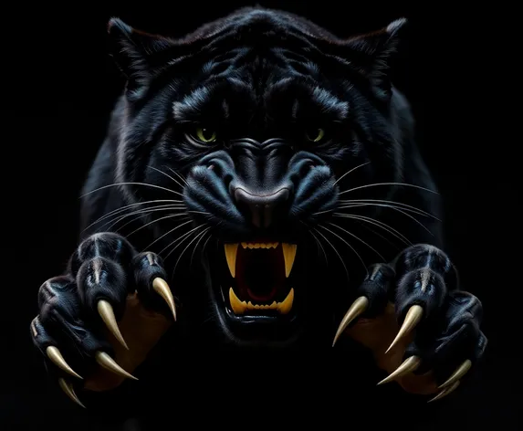 angry black panther