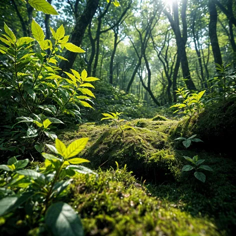 green leaves