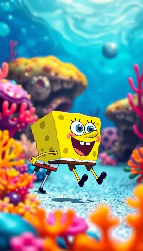 bikini bottom background