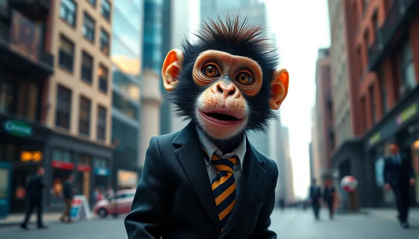 monkey in suit