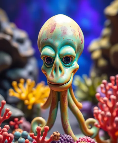 handsome squidward statue