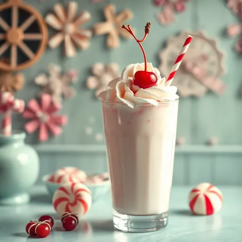 peppermint milkshake