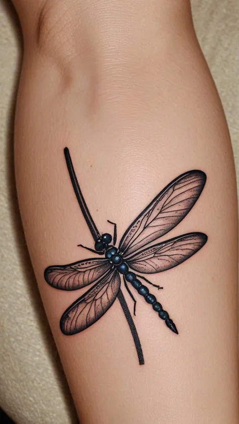 simple dragonfly tattoo