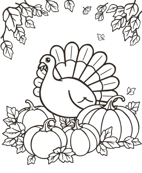 thanksgiving clipart black and