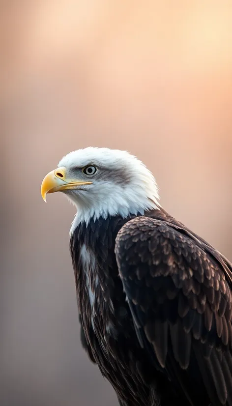 immature bald eagle