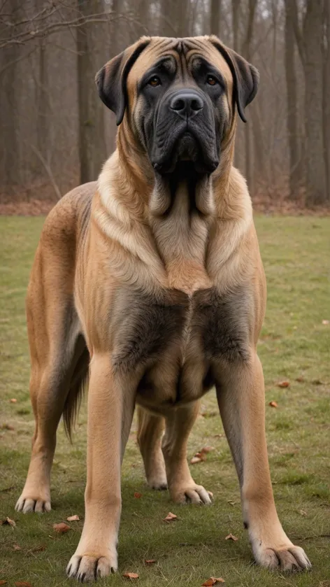 brindle english mastiff