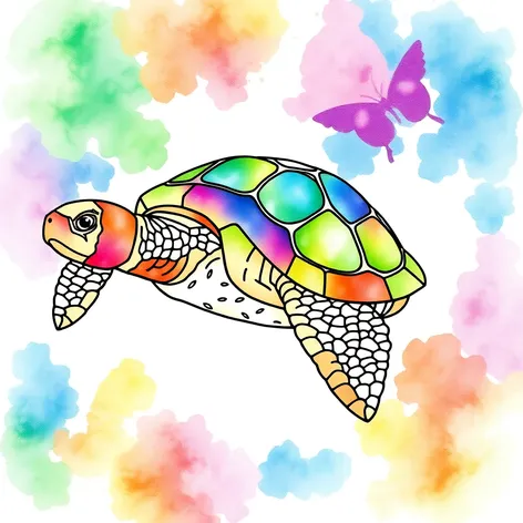 turtle coloring sheet