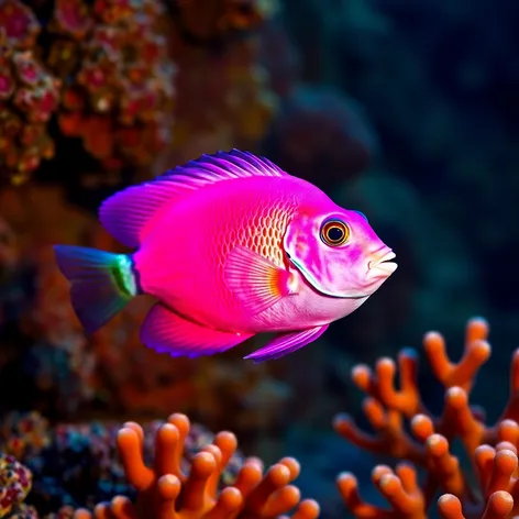 pink angelfish