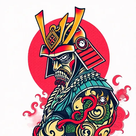 back samurai tattoo