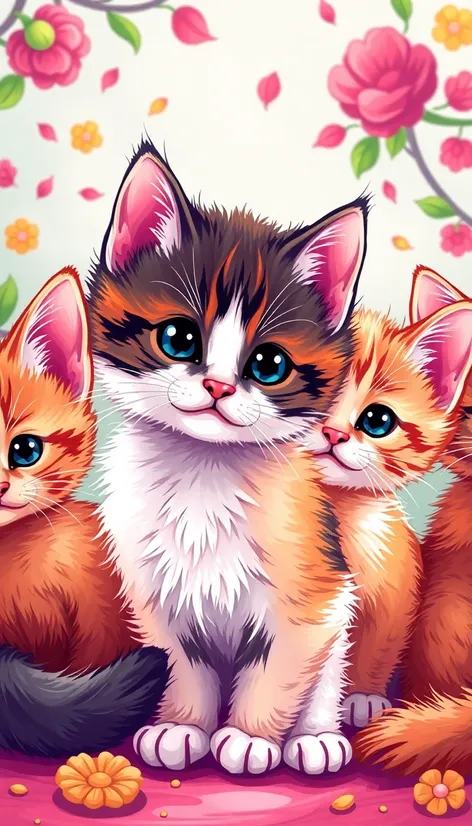 kittens copy paste clipart