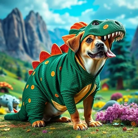 dog dinosaur costume