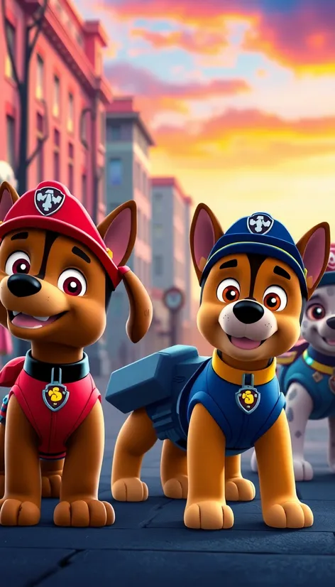 paw patrol drawing