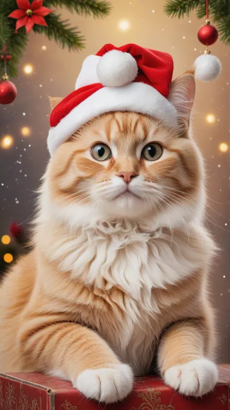 santa cat