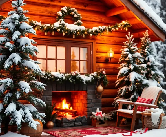 christmas cabin