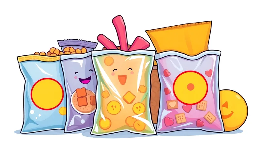 snack bag kids transparent