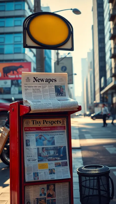 newspaper stand