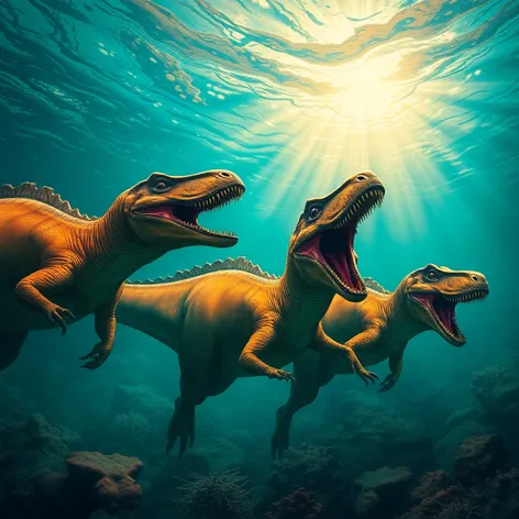 underwater dinosaurs