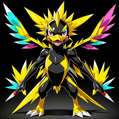 electric type fierce duck