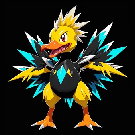 electric type fierce duck