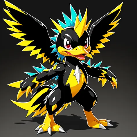 electric type fierce duck