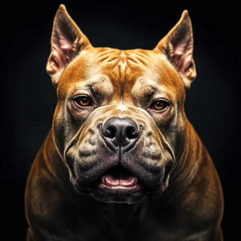 scary pitbull