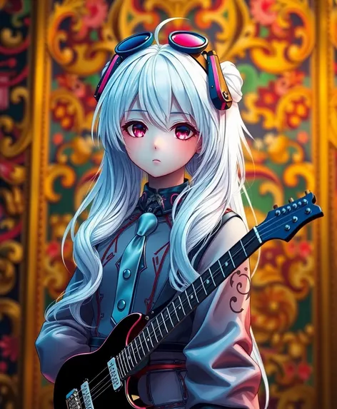 white haired vocaloid