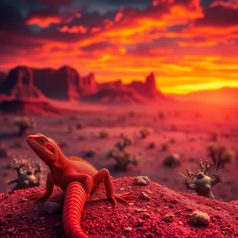 red lizard