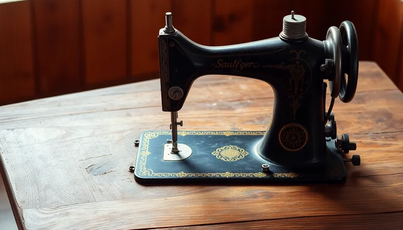 antique sewing machine