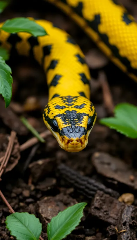 yellow and black striped