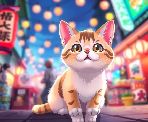 happy the cat anime