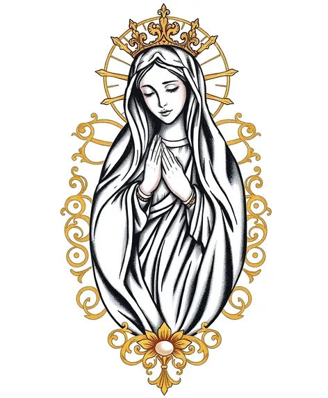 virgin mary tattoos