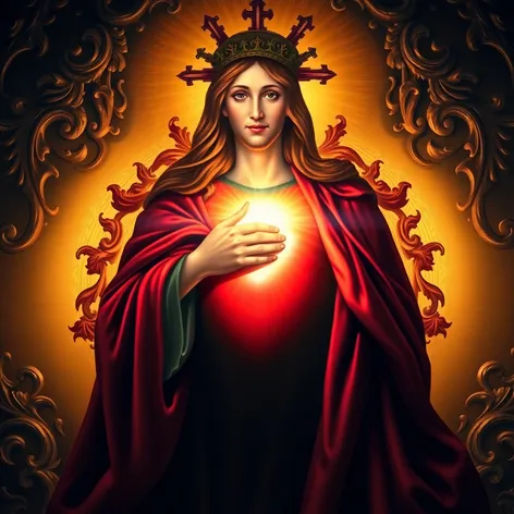 jesus sacred heart images