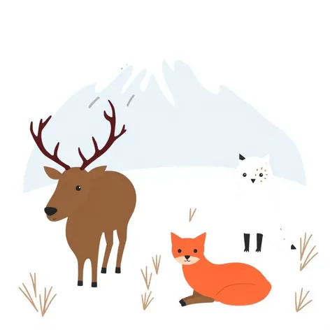 tundra easy drawing animals