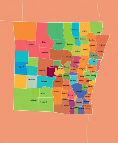 map of arkansas counties