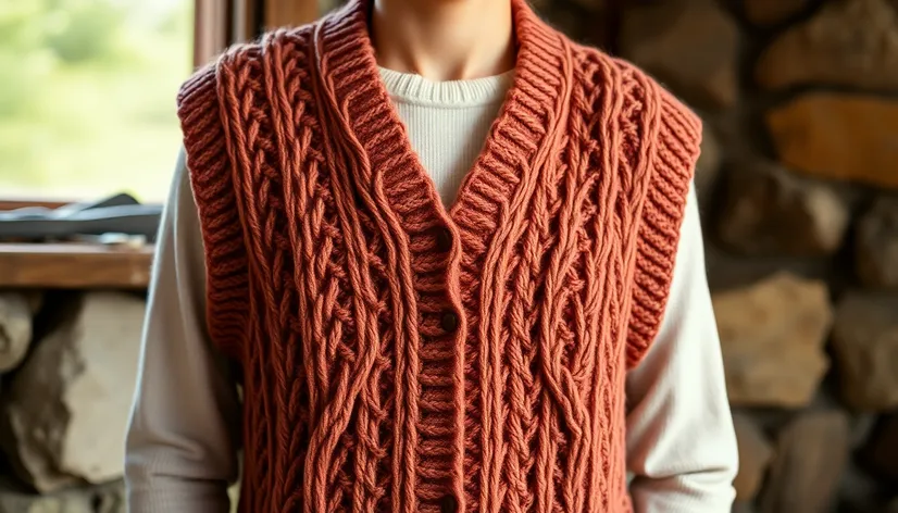 knitted vest