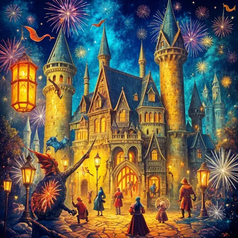 medieval party fantasy art