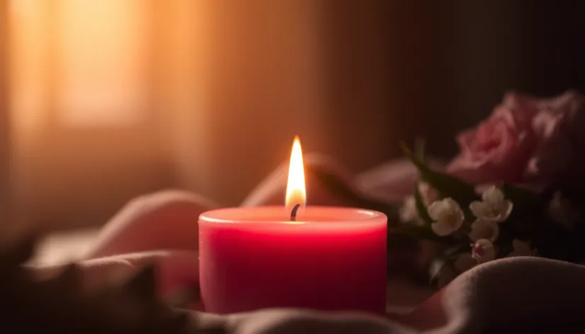 pink candle