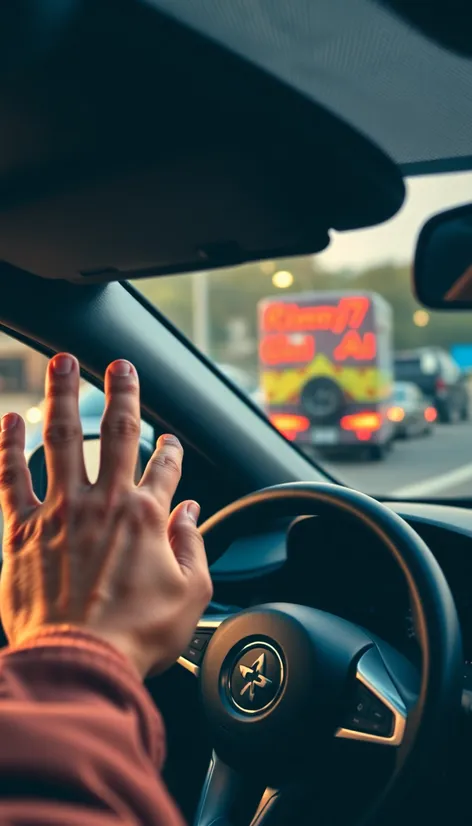 hand gestures for driving