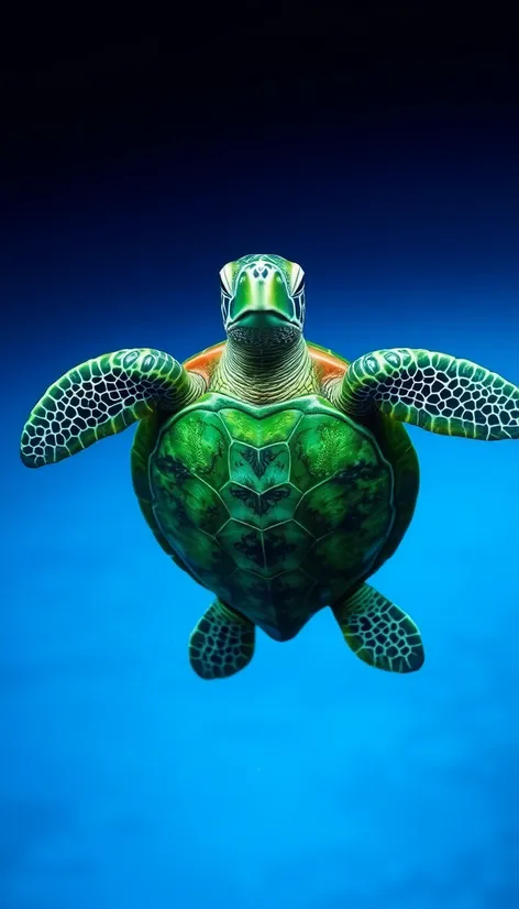 green turtle transparent background