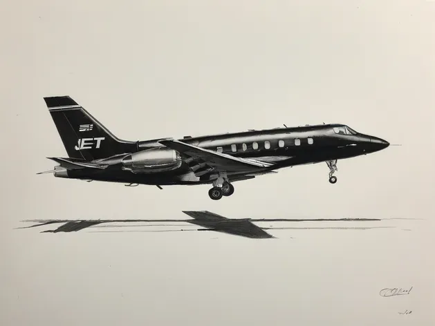 jet drawing