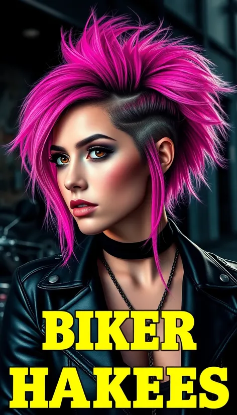 female biker hairstyles